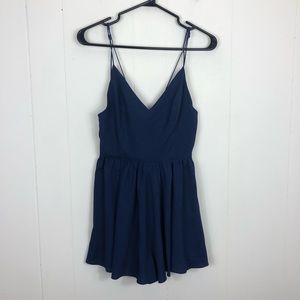 NWT UO Kimchi Blue Navy Romper Sz 6